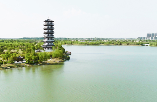 生態(tài)美景入畫來(lái)，蕭縣岱湖引水凈化項(xiàng)目